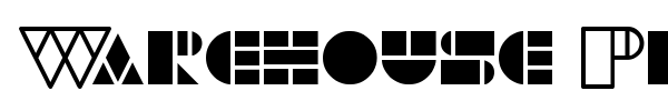 Warehouse Project font preview